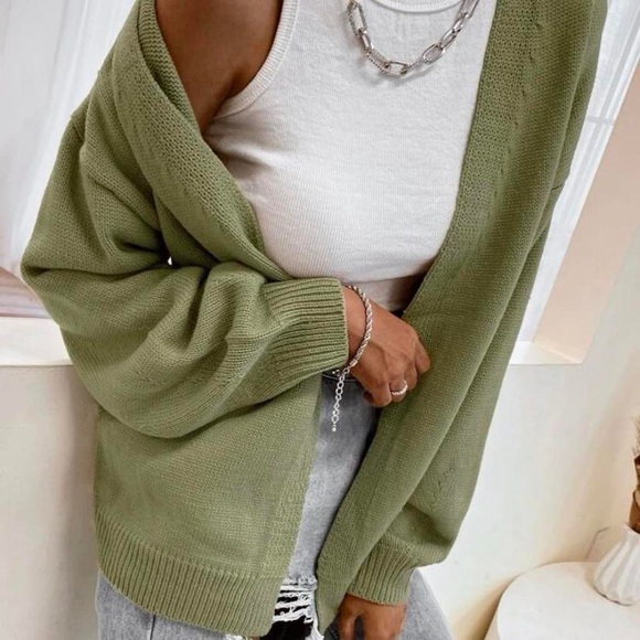 Green Cardigan - Picture 3 of 7